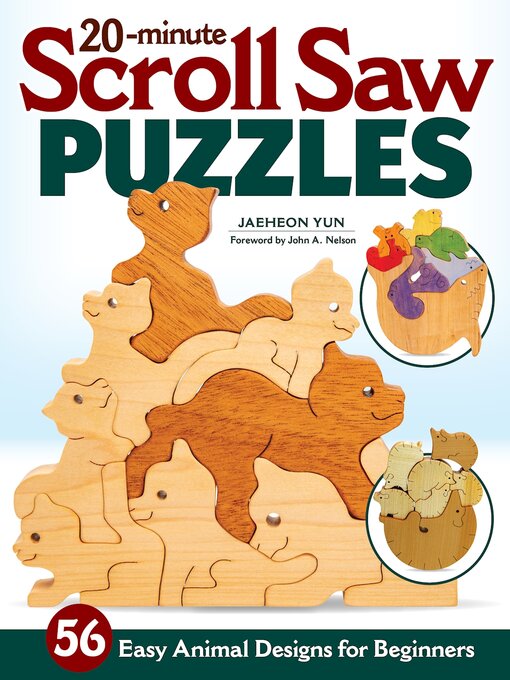 Cover image for 20-Minute Scroll Saw Puzzles